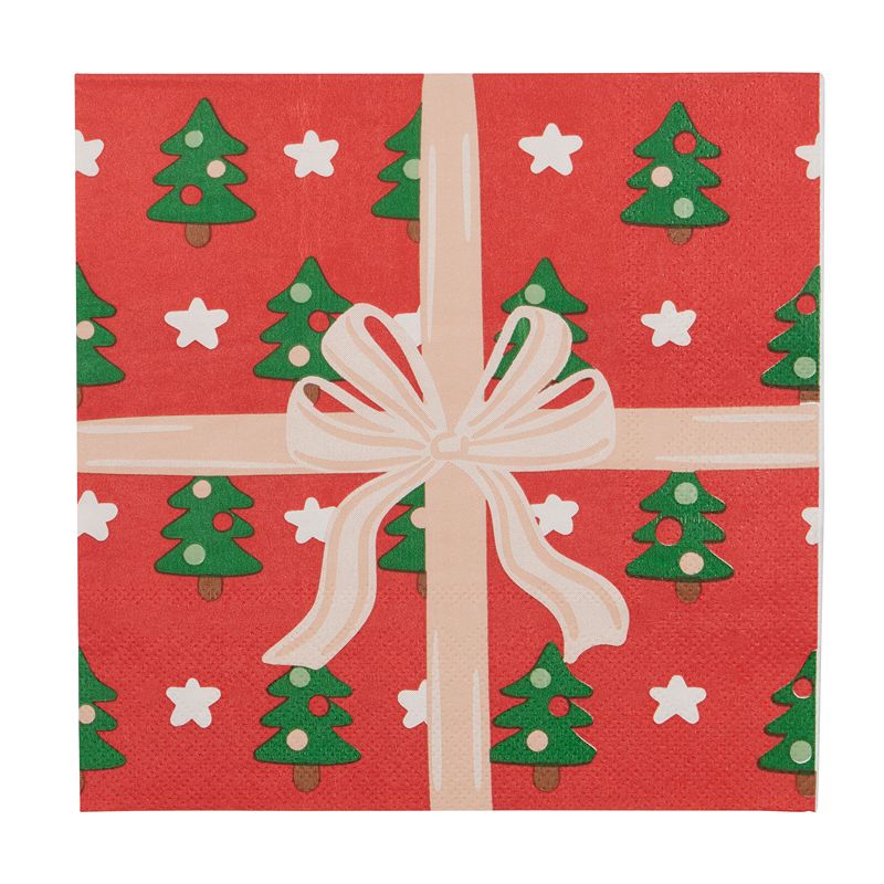 Christmas Gift Paper Napkins 20 Pack