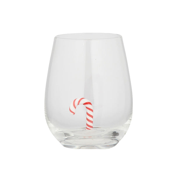 Candy Cane Wine Glass/Tumbler