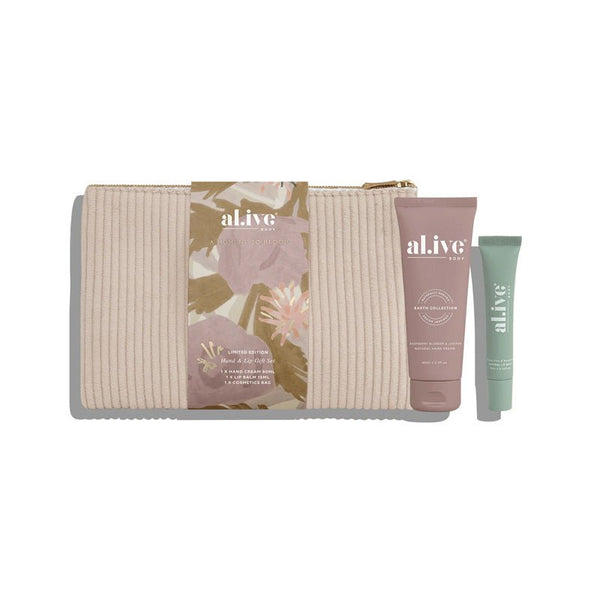 Find A Moment To Bloom Hand & Lip Gift Set - Al.Ive Body at Bungalow Trading Co.