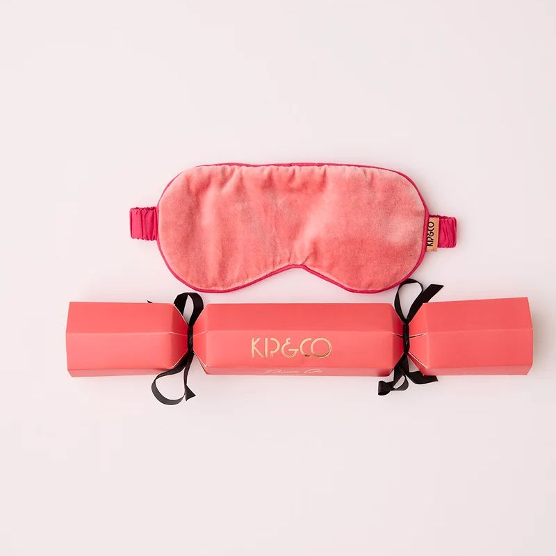 Strawberry Velvet Bon Bon Eye Mask