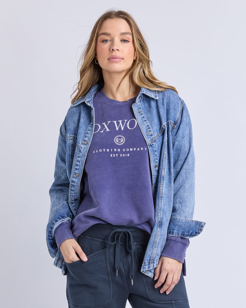 Ace Over Shirt Mid Blue