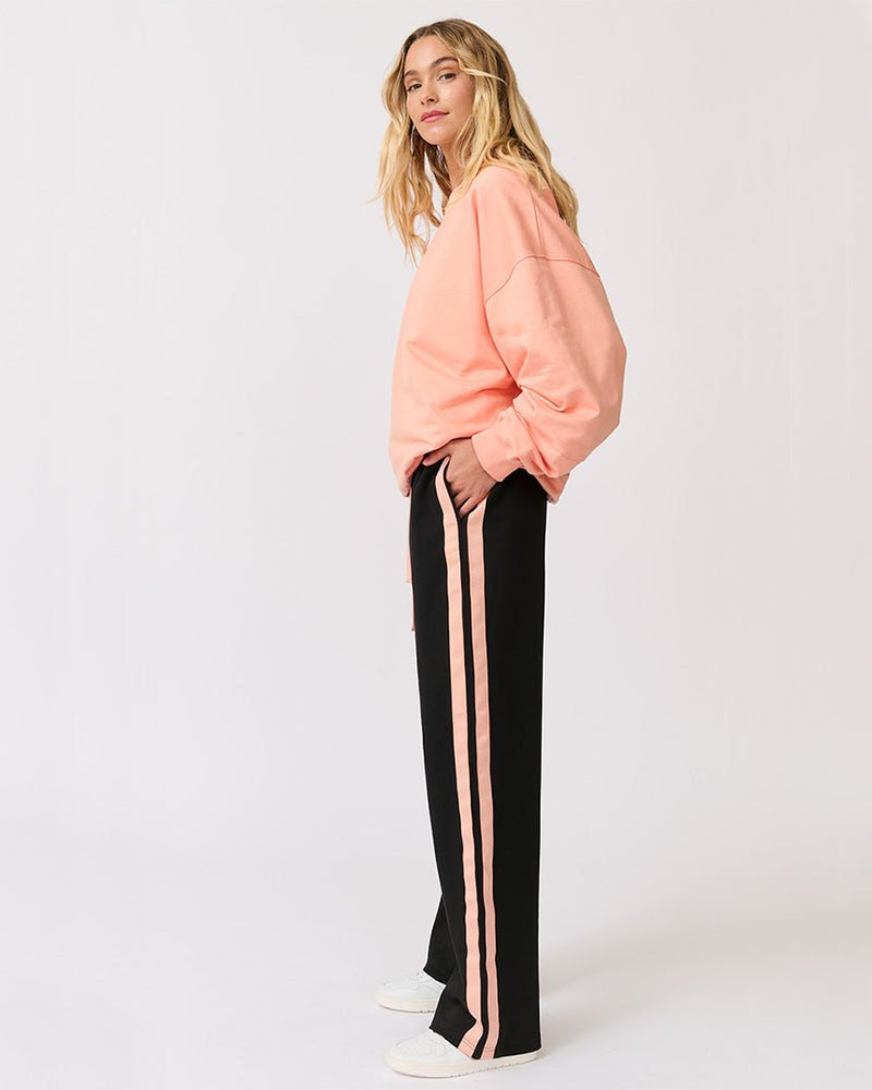 Find Adeline Pant Black & Coral - Cartel & Willow at Bungalow Trading Co.