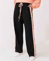 Find Adeline Pant Black & Coral - Cartel & Willow at Bungalow Trading Co.