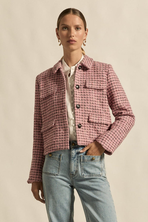 Find Adjoin Jacket Rose Boucle - Zoe Kratzmann at Bungalow Trading Co.