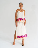 Find Adriana Skirt Magnolia Print - Arlington Milne at Bungalow Trading Co.