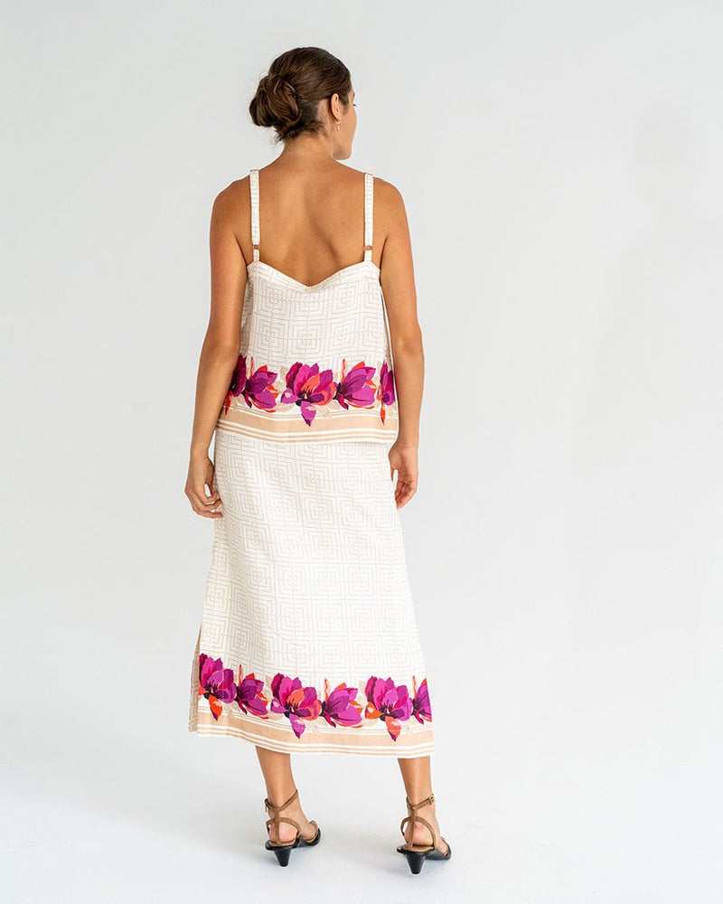 Find Adriana Skirt Magnolia Print - Arlington Milne at Bungalow Trading Co.