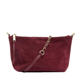 Find Agnes Bag Burgundy Suede - Arlington Milne at Bungalow Trading Co.