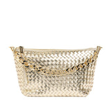 Find Agnes Bag Gold Weave - Arlington Milne at Bungalow Trading Co.