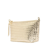 Find Agnes Bag Gold Weave - Arlington Milne at Bungalow Trading Co.