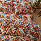 Find Aisha Cotton Flat Sheet Ginger King - Sage & Clare at Bungalow Trading Co.