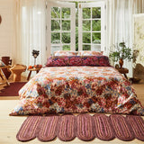 Find Aisha Cotton Flat Sheet Ginger Queen - Sage & Clare at Bungalow Trading Co.