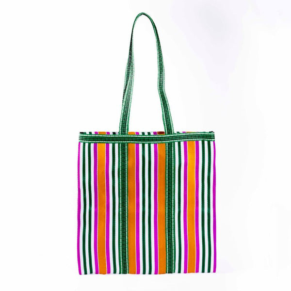 Find Ajaccio Fuchsia Green Tote - Parisian Cool at Bungalow Trading Co.