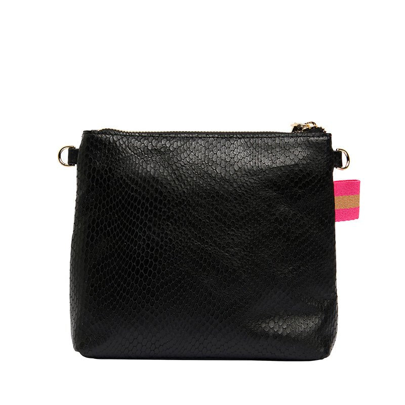 Find Alexis Crossbody Bag Black Snake - Arlington Milne at Bungalow Trading Co.