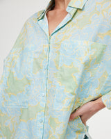 Find Alma Shirt Ocean Bloom - Kinney at Bungalow Trading Co.