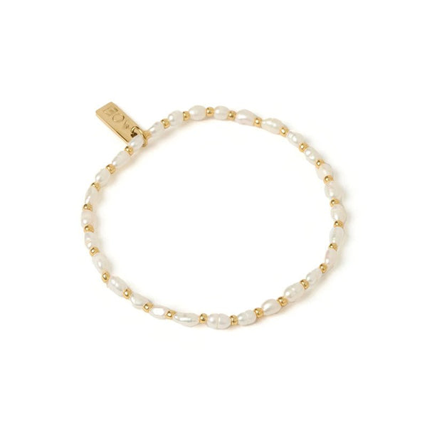 Find Amber Pearl and Gold Bracelet - Arms of Eve at Bungalow Trading Co.