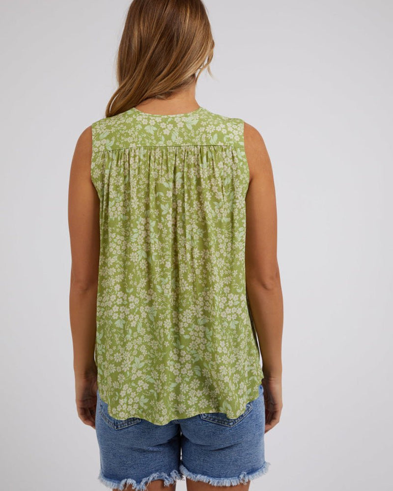 Find Antayla Floral Top Green - Foxwood at Bungalow Trading Co.