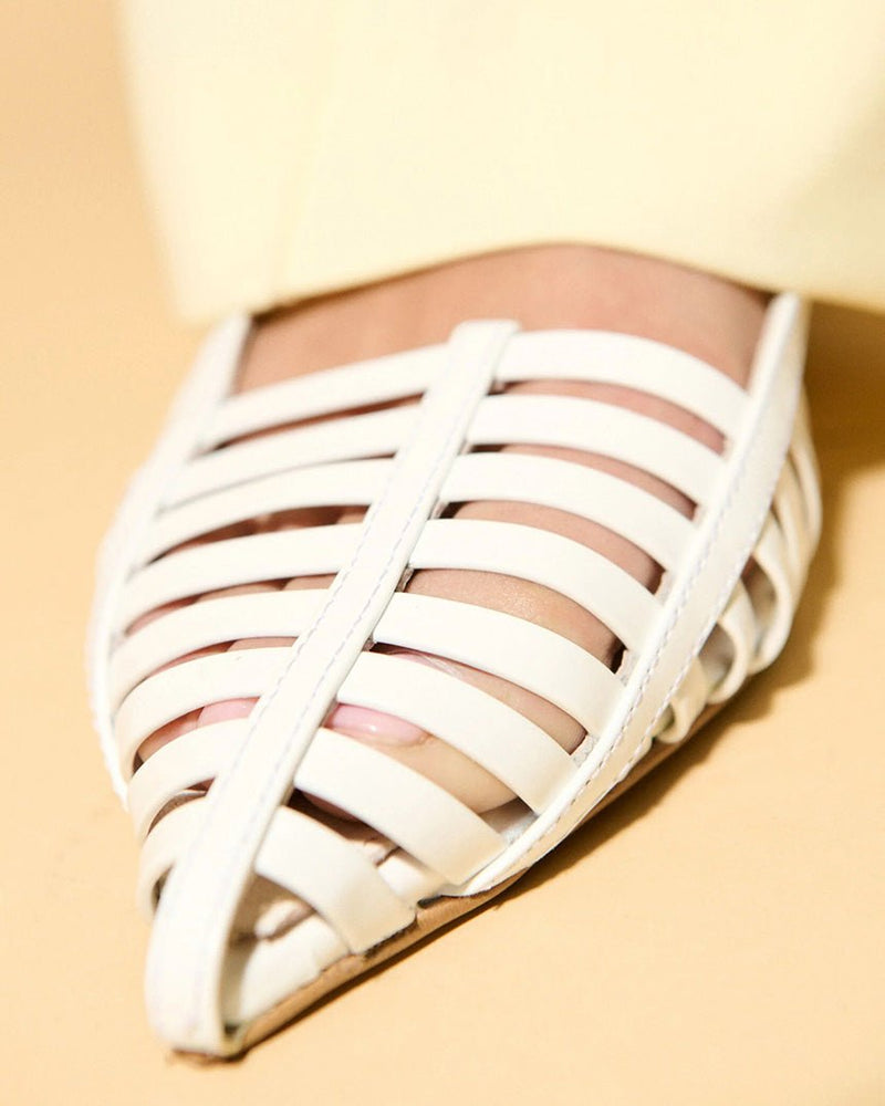 Find Antonia Slingback White - DOF Studios at Bungalow Trading Co.