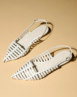 Find Antonia Slingback White - DOF Studios at Bungalow Trading Co.