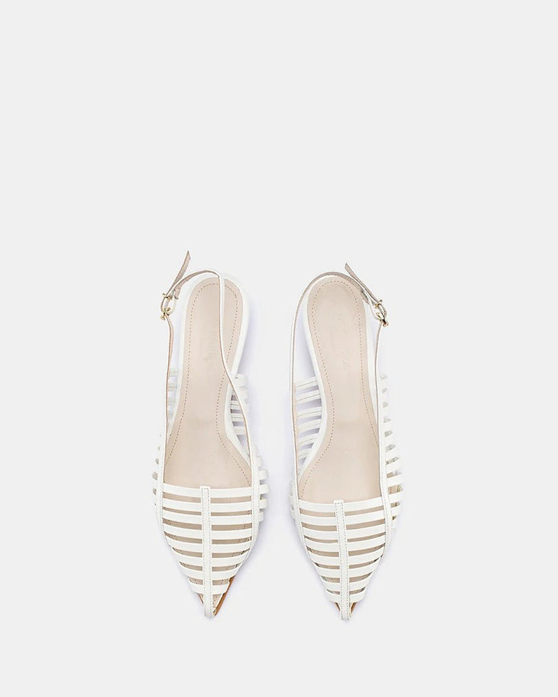 Find Antonia Slingback White - DOF Studios at Bungalow Trading Co.