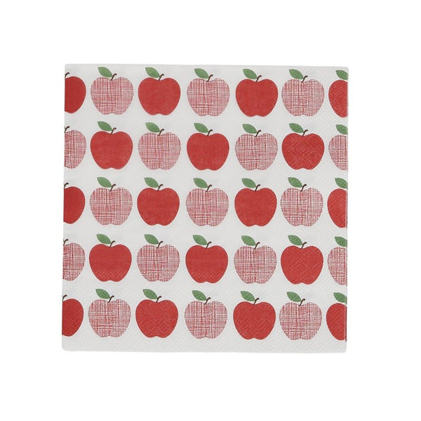 Find Apples Paper Napkins Pack of 20 - Coast to Coast at Bungalow Trading Co.