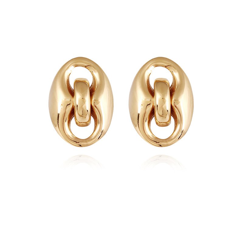 Find Apuce Cophea Gold Earrings - GAS Bijoux at Bungalow Trading Co.