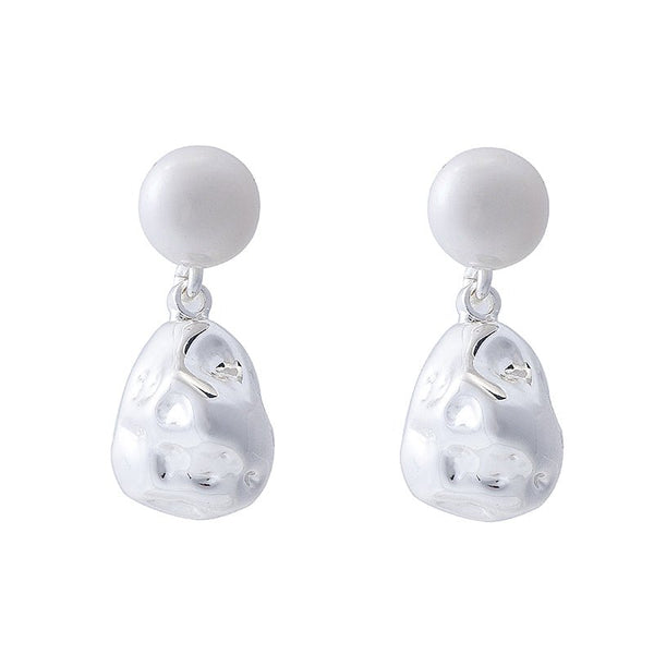 Find Arbor Silver Pearl Earrings - Sable & Dixie at Bungalow Trading Co.