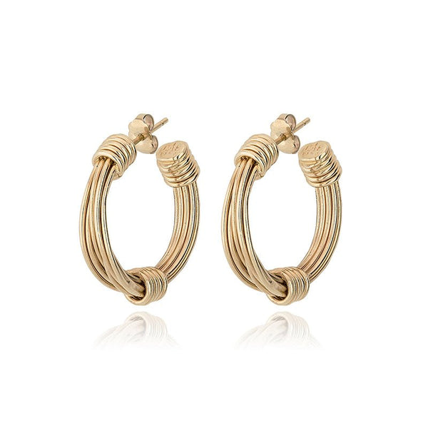 Find Ariane Gold Hoop Earrings - GAS Bijoux at Bungalow Trading Co.