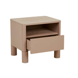 Find Artie Open Bedside Table Chai - Globewest at Bungalow Trading Co.