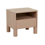 Find Artie Open Bedside Table Chai - Globewest at Bungalow Trading Co.