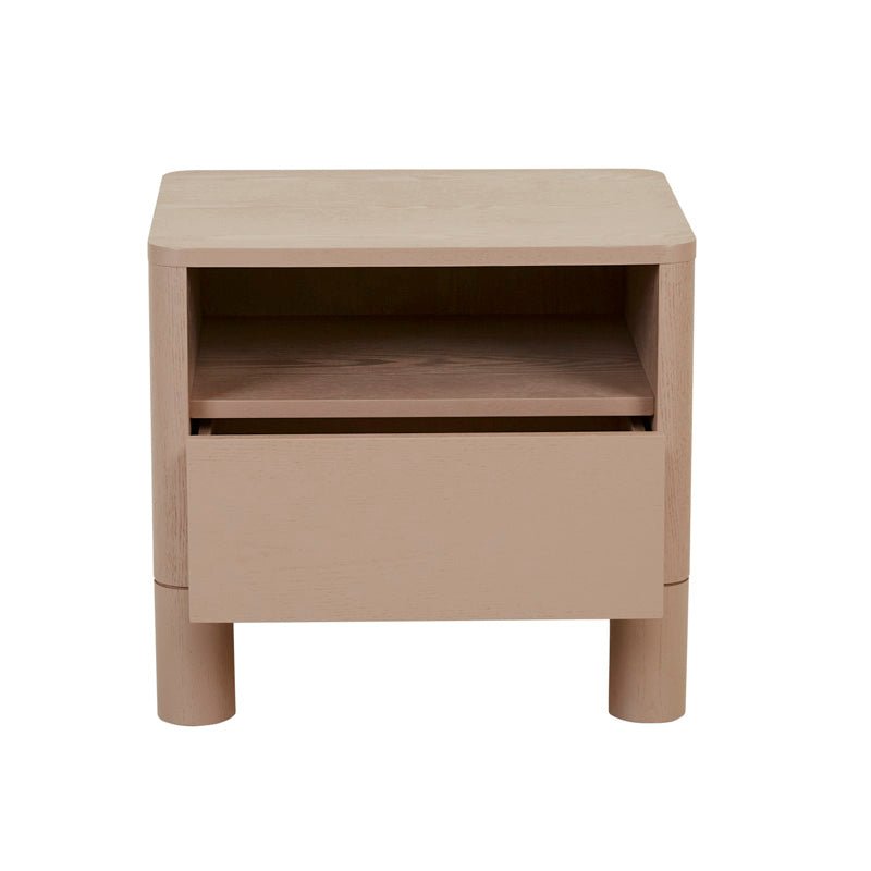 Find Artie Open Bedside Table Chai - Globewest at Bungalow Trading Co.