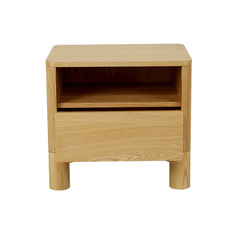 Find Artie Open Bedside Table Natural Ash - Globewest at Bungalow Trading Co.