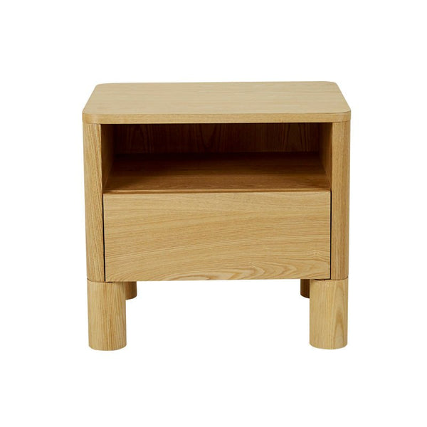 Find Artie Open Bedside Table Natural Ash - Globewest at Bungalow Trading Co.