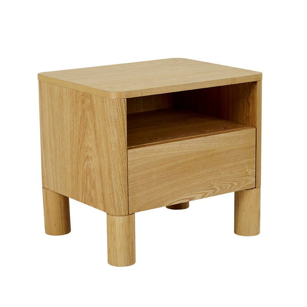 Find Artie Open Bedside Table Natural Ash - Globewest at Bungalow Trading Co.