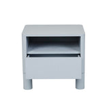 Find Artie Open Bedside Table Powder Blue - Globewest at Bungalow Trading Co.