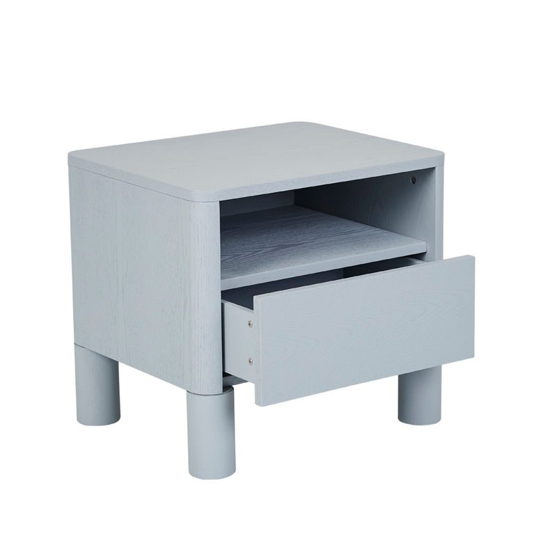 Find Artie Open Bedside Table Powder Blue - Globewest at Bungalow Trading Co.