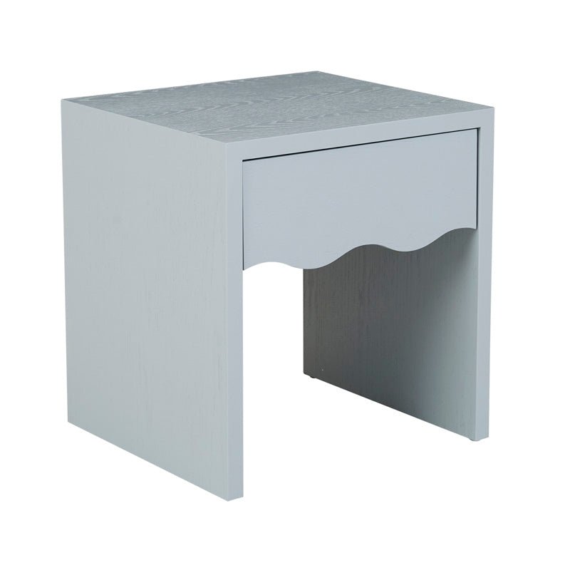 Find Artie Wave Bedside Table Powder Blue - Globewest at Bungalow Trading Co.