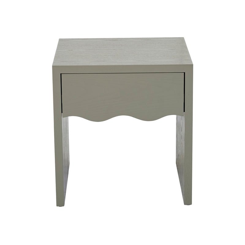 Find Artie Wave Bedside Table Snowgum - Globewest at Bungalow Trading Co.