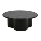 Find Artie Wave Coffee Table Black Oak - Globewest at Bungalow Trading Co.