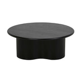 Find Artie Wave Coffee Table Black Oak - Globewest at Bungalow Trading Co.