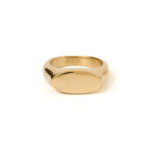 Find Aster Gold Signet Ring - Arms of Eve at Bungalow Trading Co.