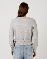 August Wrap Cardi Grey