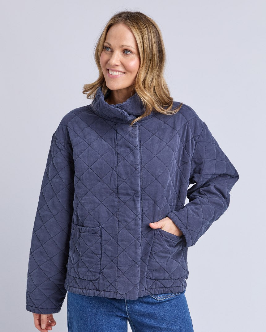 Aurora Quilted Jacket Navy