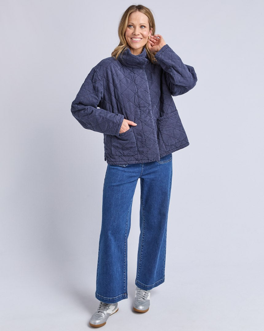 Aurora Quilted Jacket Navy