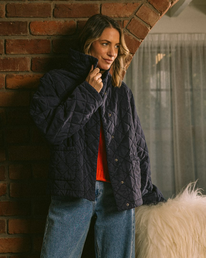 Aurora Quilted Jacket Navy