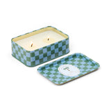 A Dopo Printed Tin Candle Palm