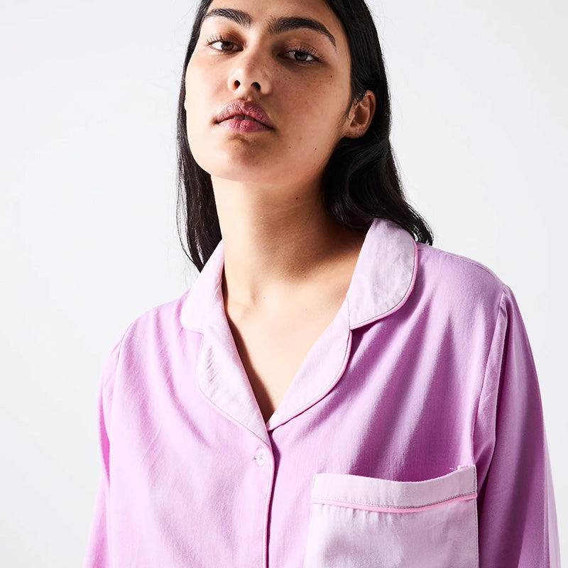 Glow In Lilac Bamboo Cotton Pyjamas