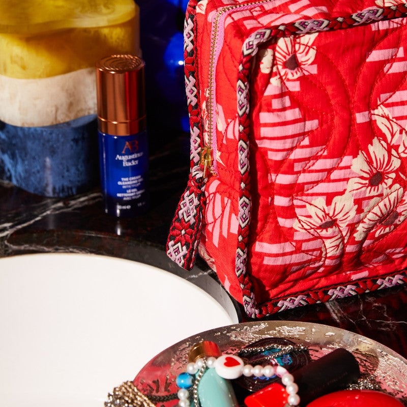 Marta Vanity Bag Vermillion