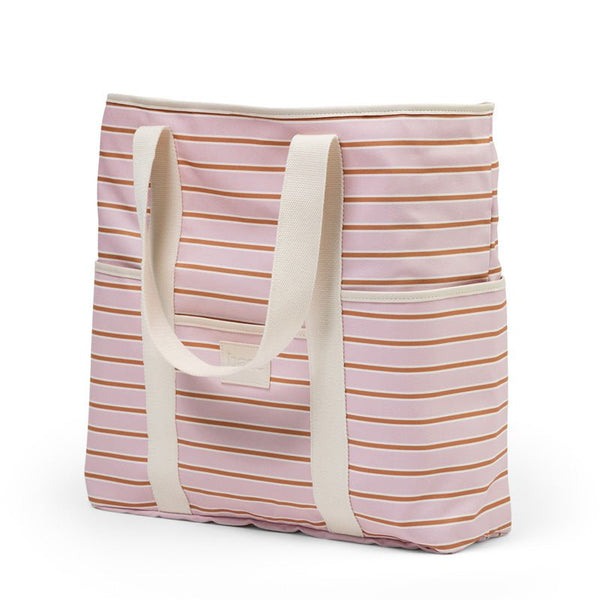 Find Beach Base Soft Pink/Rust Stripe - Base Supply at Bungalow Trading Co.