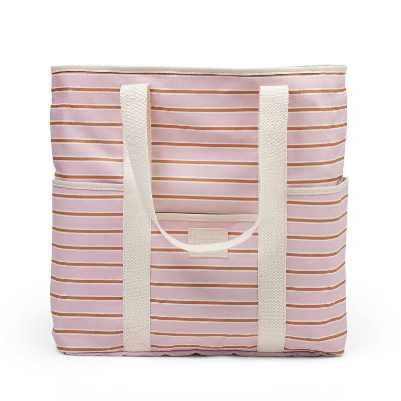 Find Beach Base Soft Pink/Rust Stripe - Base Supply at Bungalow Trading Co.