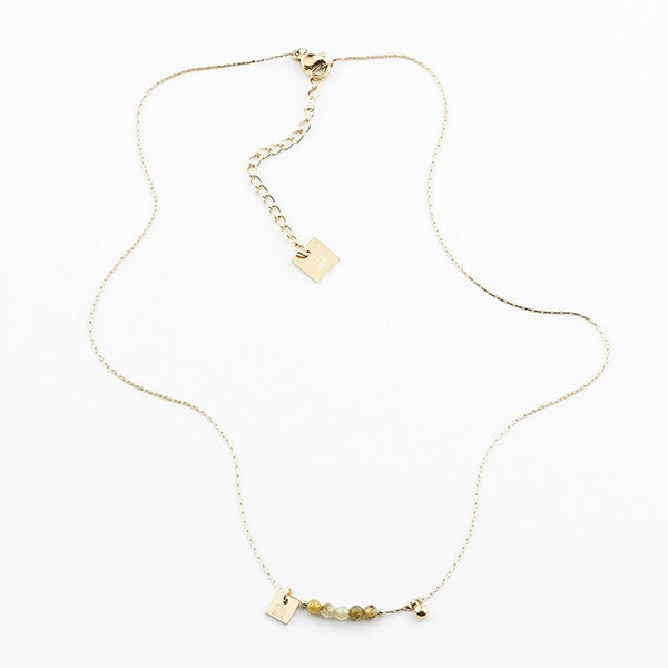 Find Belo Necklace Light Green - Zag Bijoux at Bungalow Trading Co.